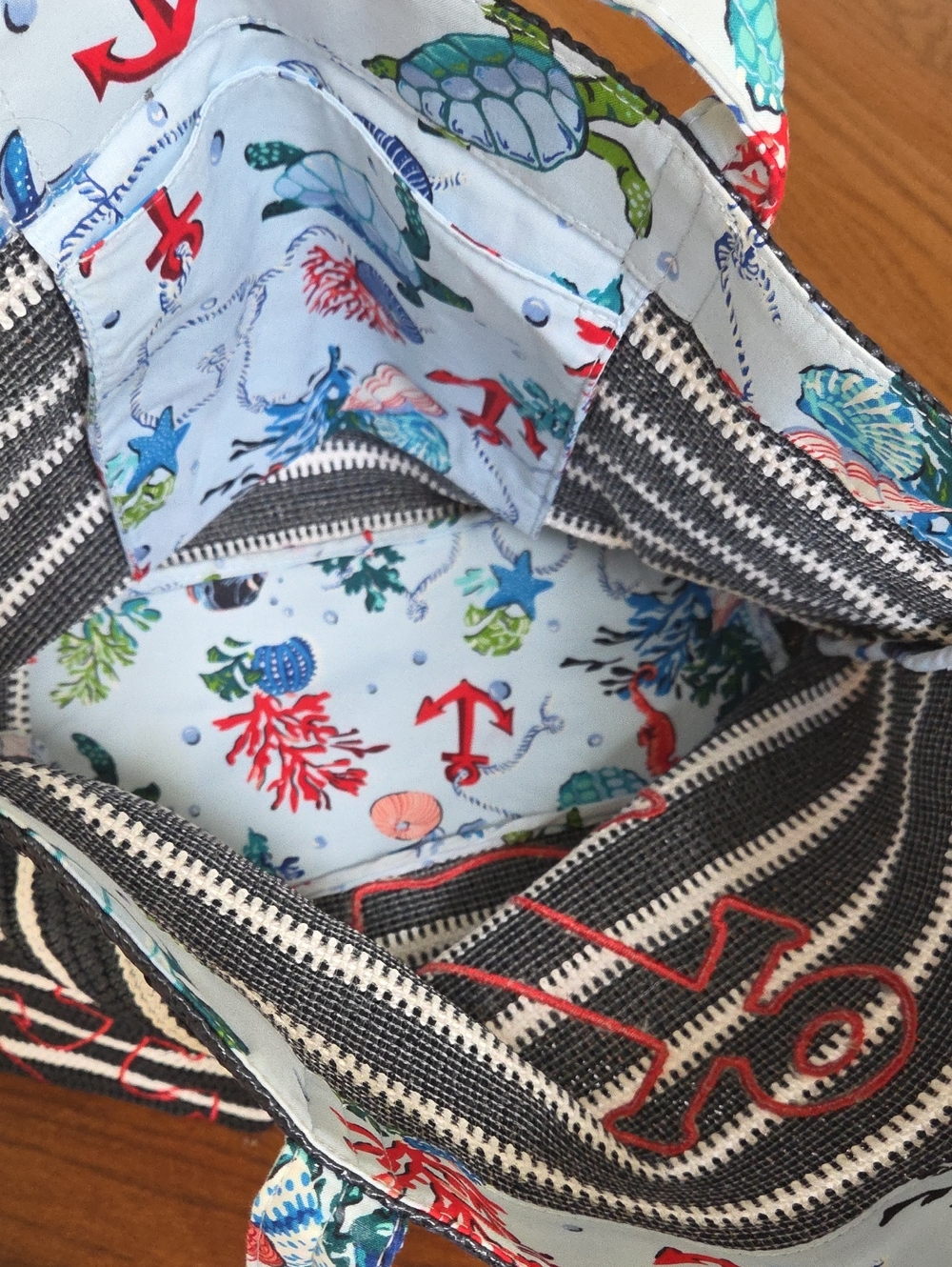 Vera Bradley Anchors Away Wristlet and Tote set - Picture 5 of 6